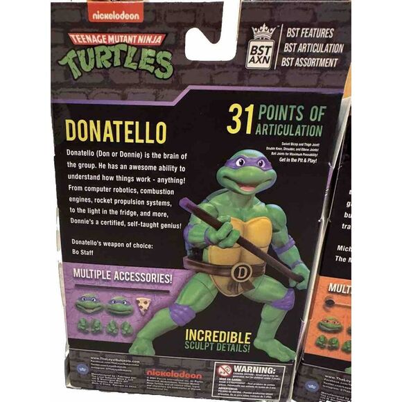 The Loyal Subjects BST AXN Series: TMNT Donatello Raphael Leonardo Michelangelo - Picture 8 of 11